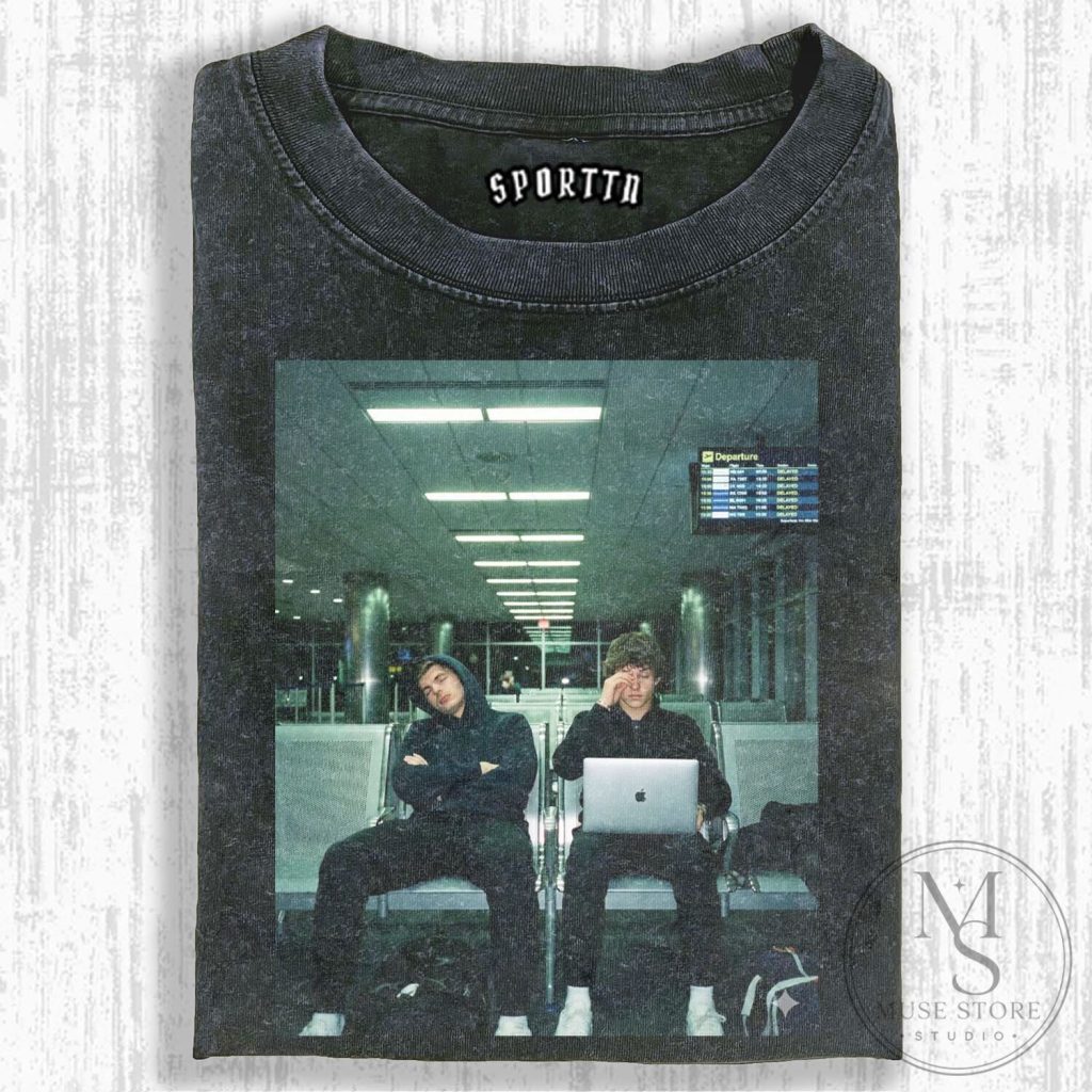 Kimi No Na Wa Inspired Airport Scene Graphic T-Shirt