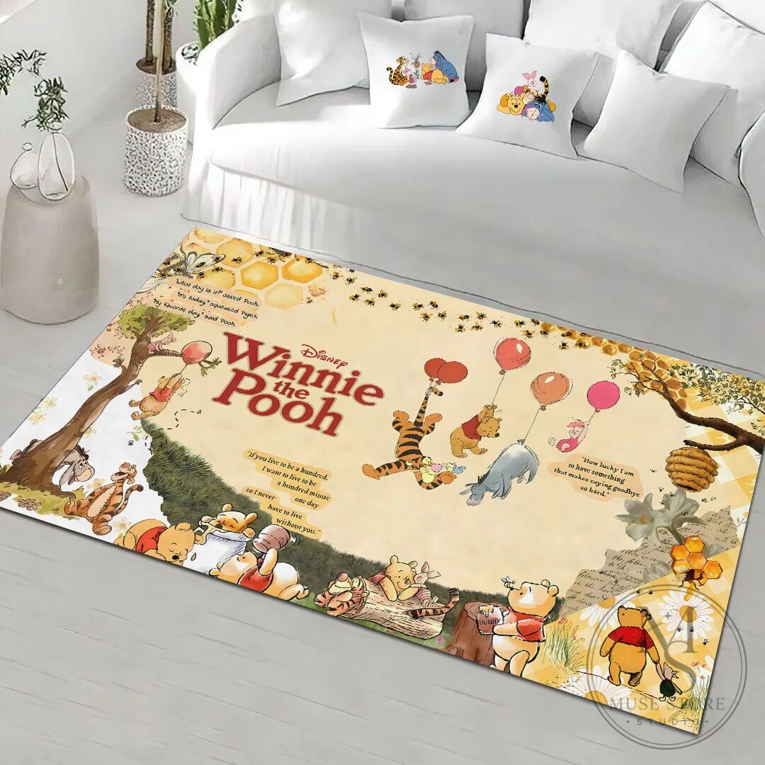 Winnie the Pooh and Friends Hundred Acre Wood Honeycomb Area Rug