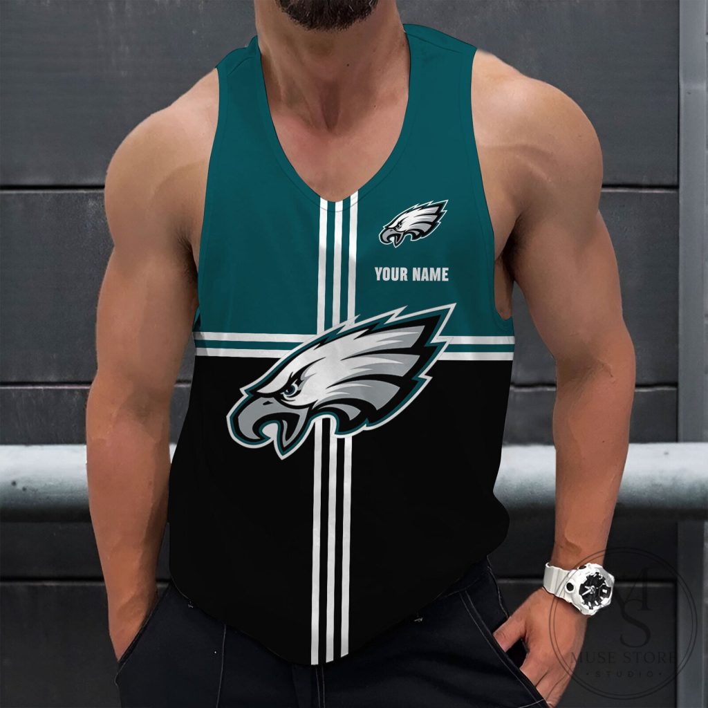 NFL Teams Philadelphia Eagles Personalized Tank Top Shirt