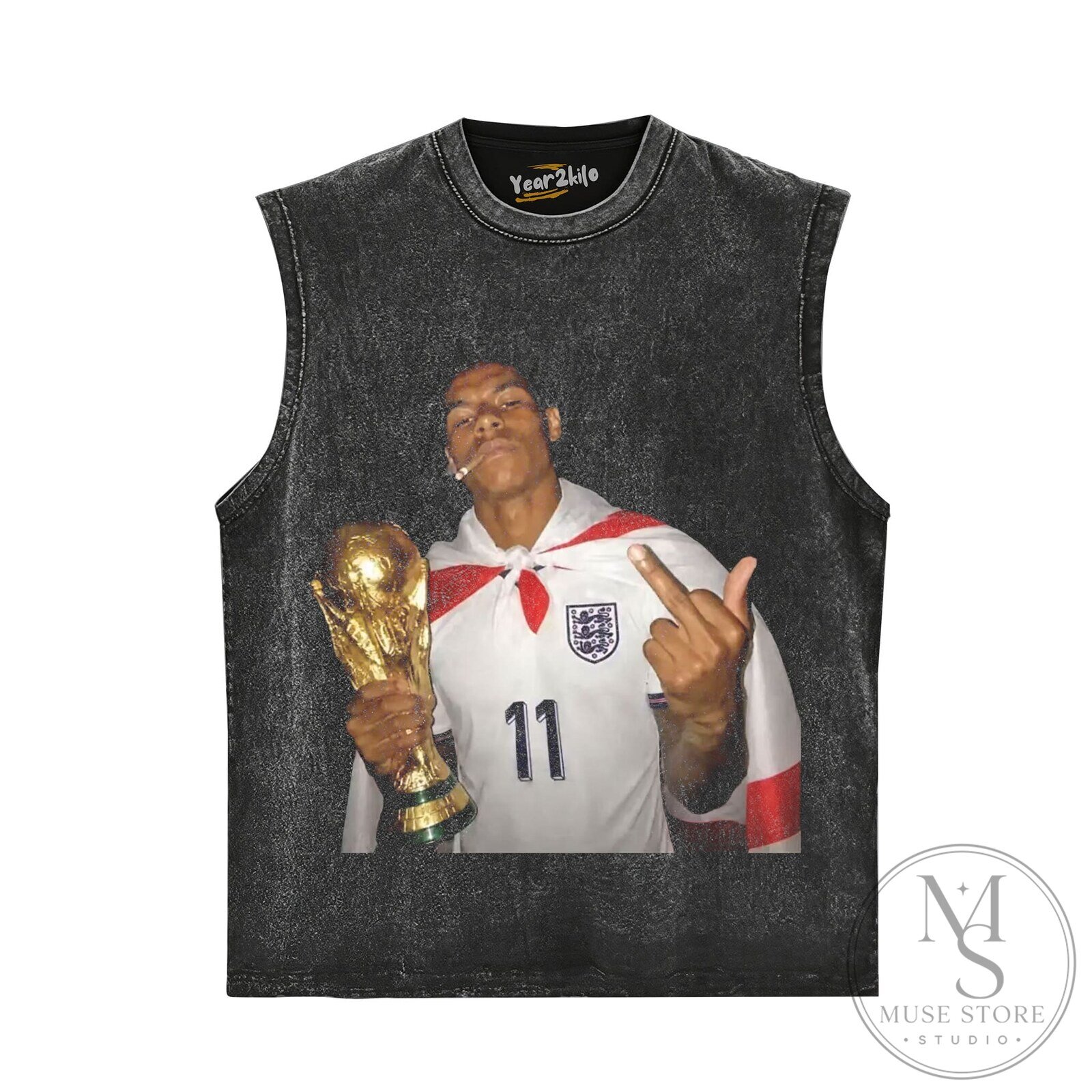 England World Cup Champion T-Shirt featuring Marcus Rashford 13 England World Cup Champion T-Shirt featuring Marcus Rashford