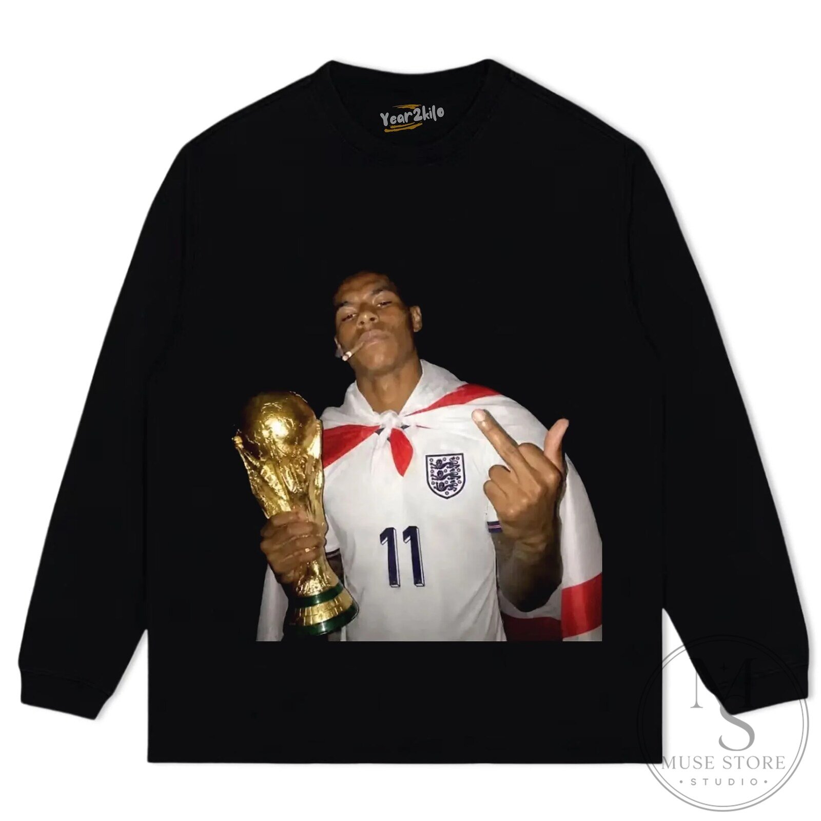 England World Cup Champion T-Shirt featuring Marcus Rashford 15 England World Cup Champion T-Shirt featuring Marcus Rashford