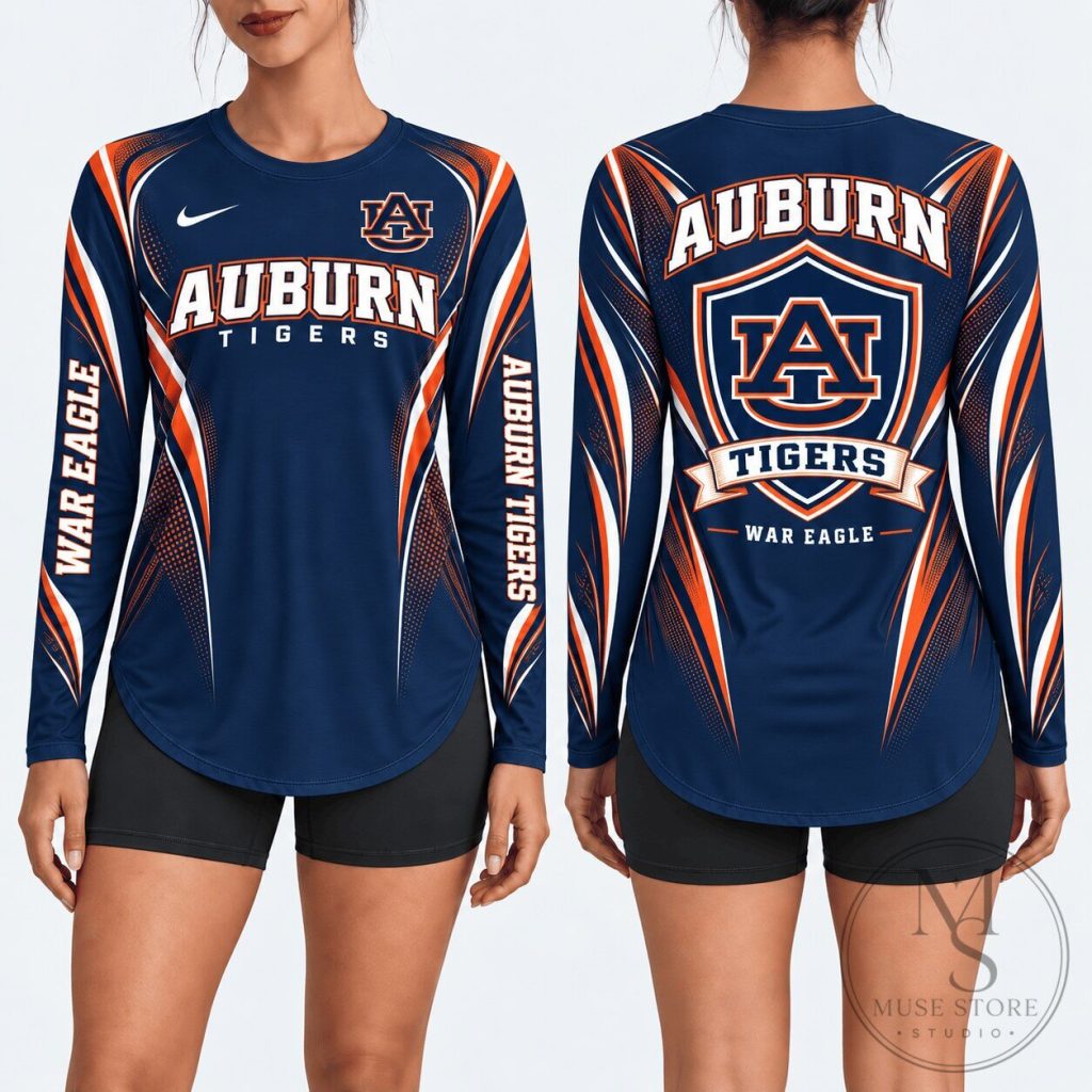 Auburn Tigers War Eagle NCAA College Football Long Sleeve Shirt Auburn Tigers War Eagle NCAA College Football Long Sleeve Shirt