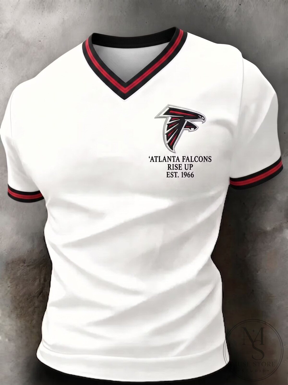 Atlanta Falcons Shirt for Men - Rise Up Est. 1966 Football Fan T-Shirt