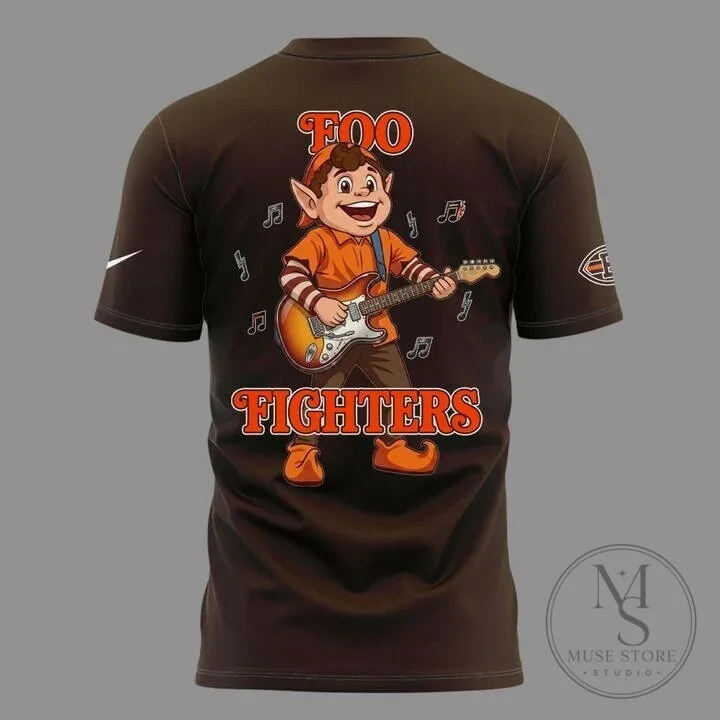 Cleveland Browns Foo Fighters Take Cover Tour 2026 Concert T-Shirt 10 Cleveland Browns Foo Fighters Take Cover Tour 2026 Concert T-Shirt