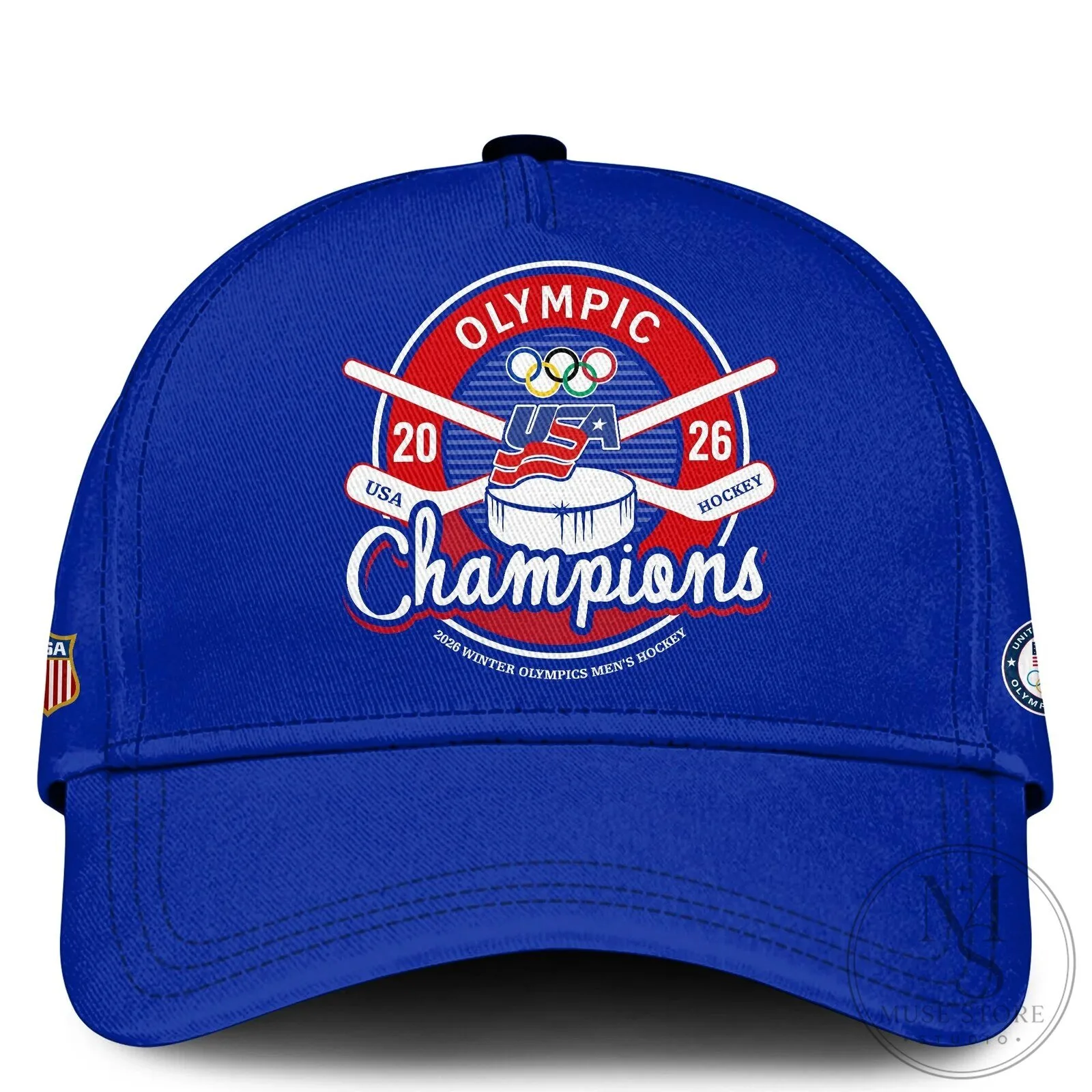 USA Hockey 2026 Winter Olympics Men's Ice Hockey Champions Hoodie 8 USA Hockey 2026 Winter Olympics Men