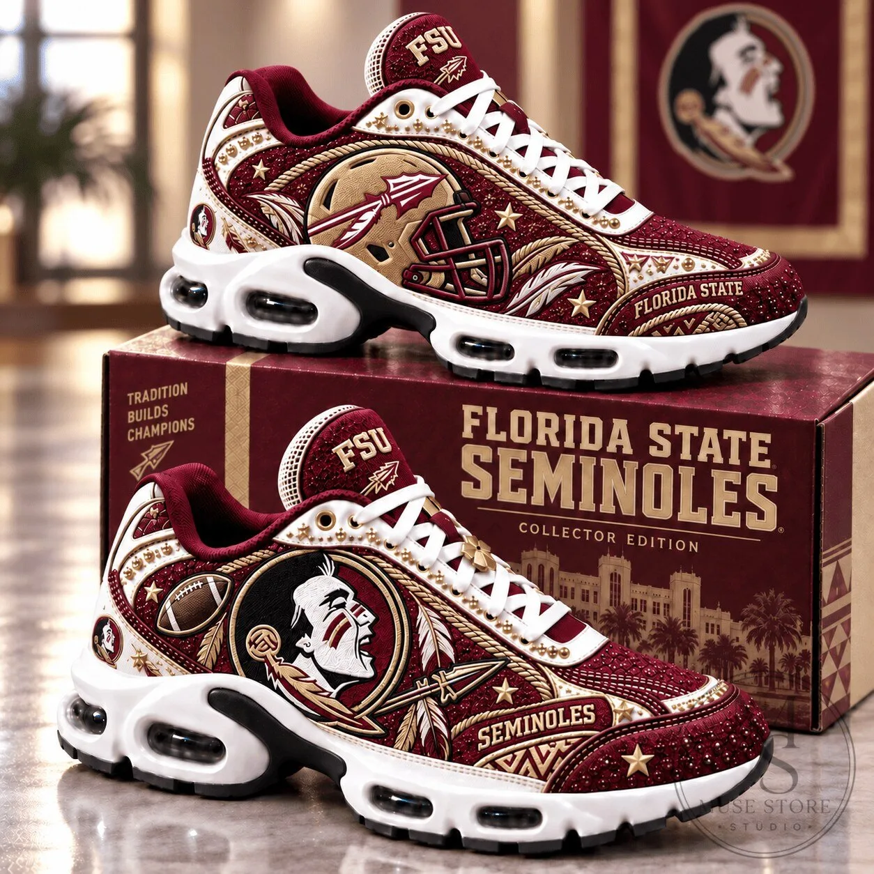 Florida State Seminoles Air Max Style Shoes