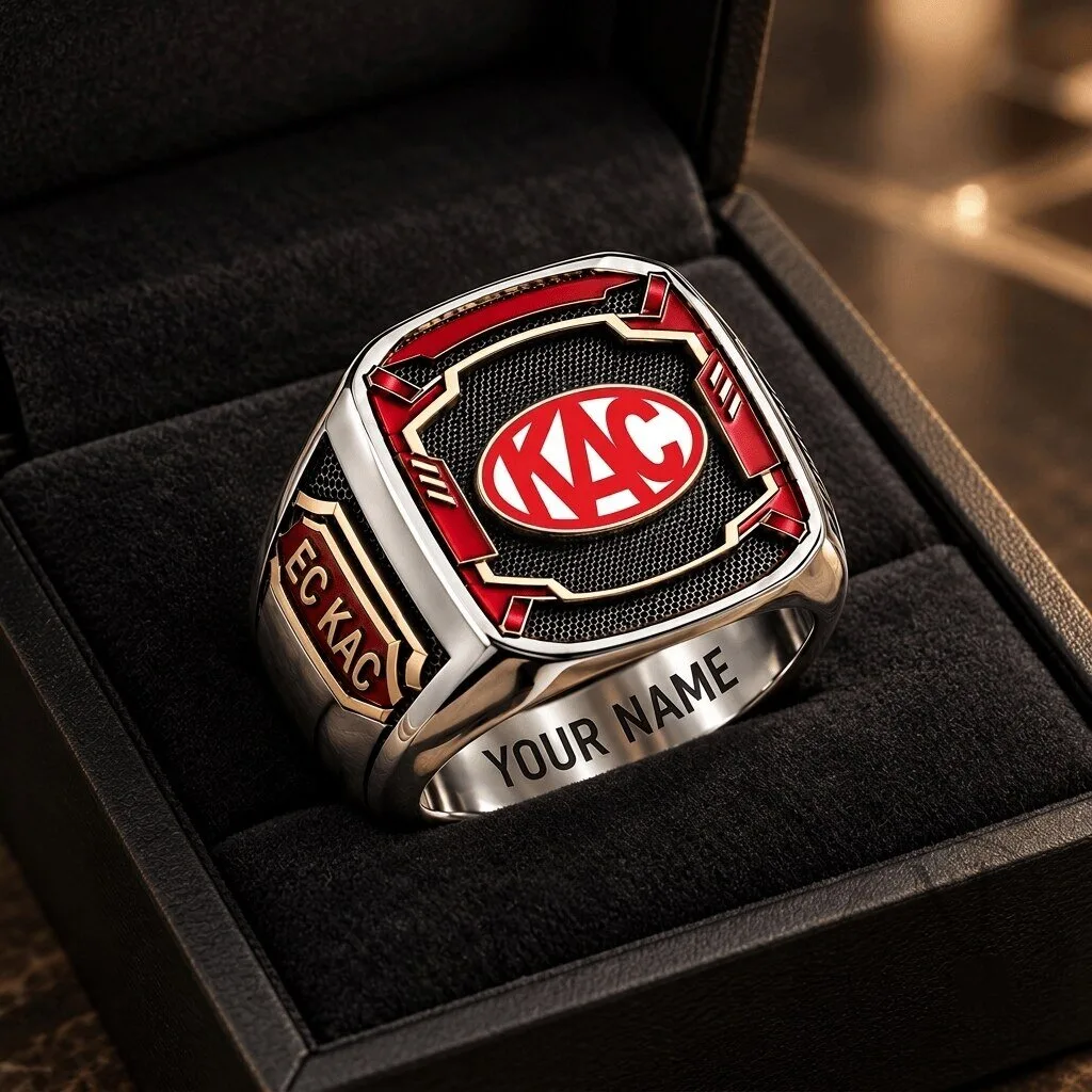 EC KAC Ice Hockey Team Fan Ring with Custom Engraving