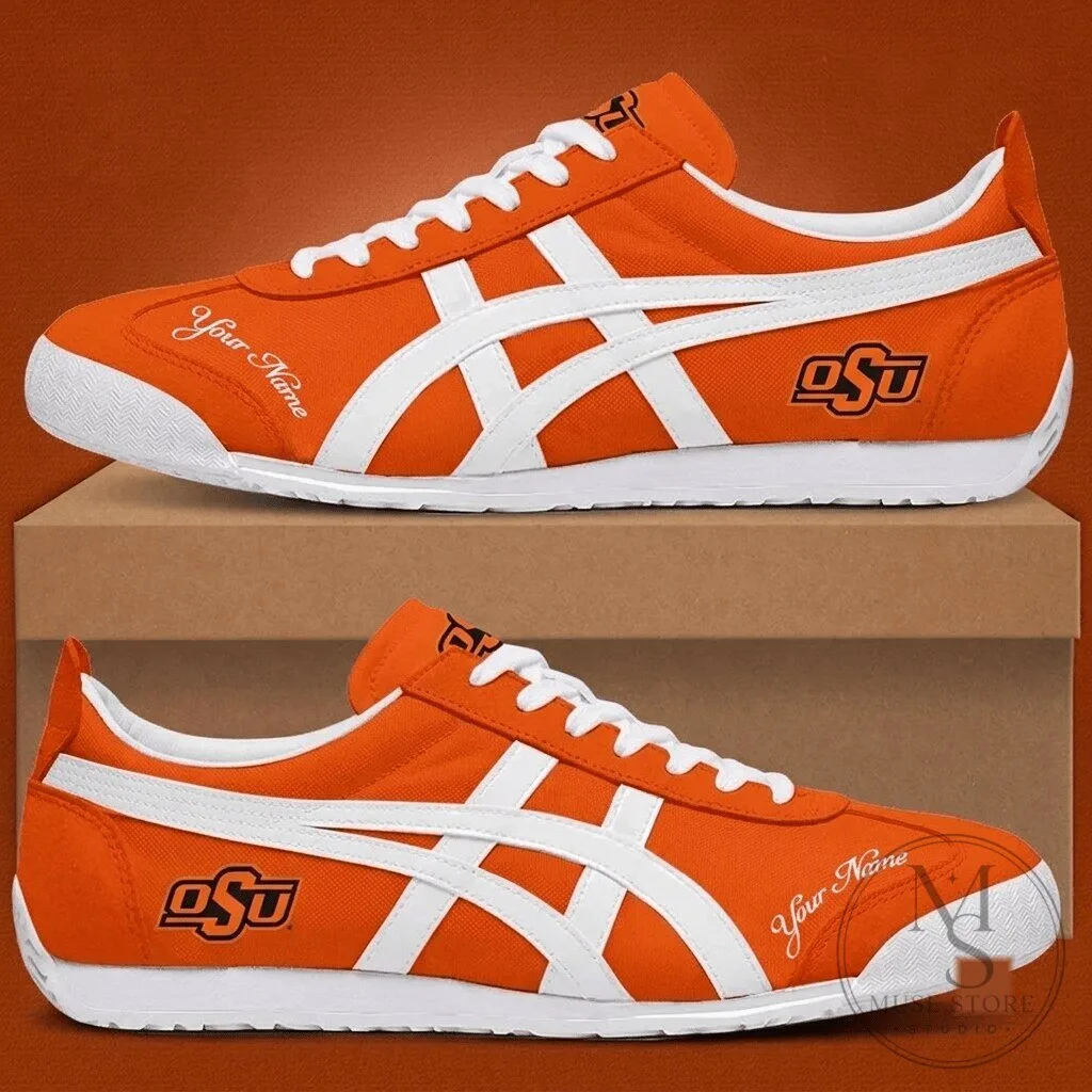 Oklahoma State Cowboys NCAA Custom Name Orange Training Shoes