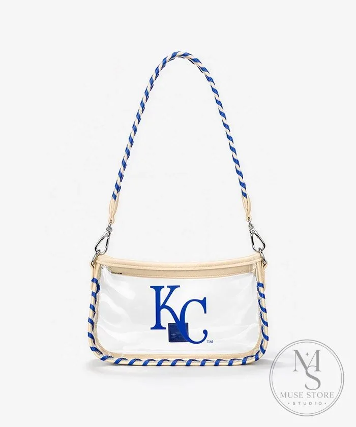 Kansas City Royals Baseball Clear Crossbody Bag