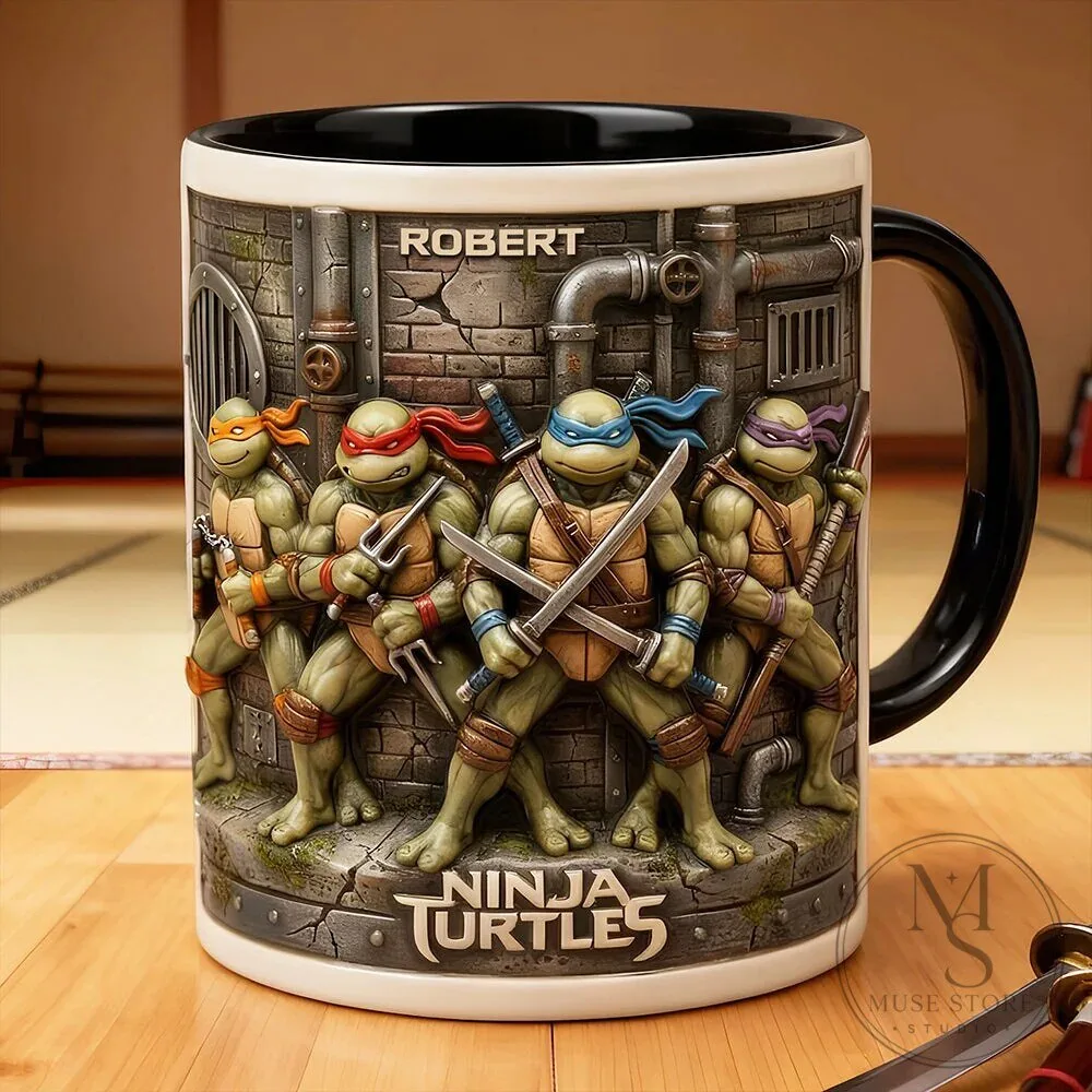 Teenage Mutant Ninja Turtles Personalized Name Coffee Mug