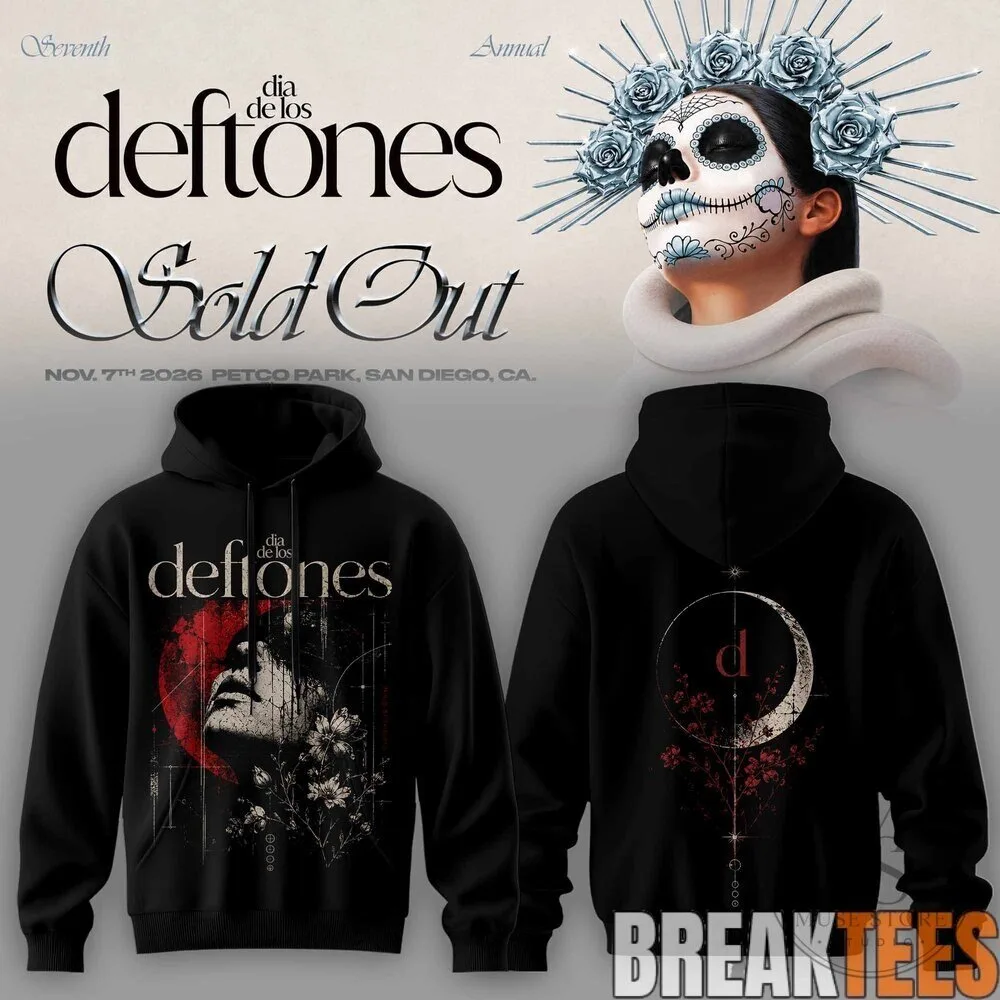 Deftones Dia De Los Deftones Seventh Annual Concert Hoodie