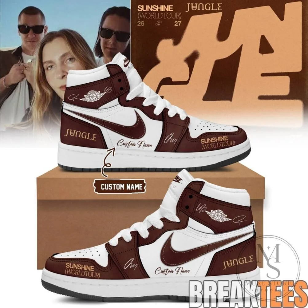Jungle Sunshine World Tour 2026-2027 Custom High Top Sneakers