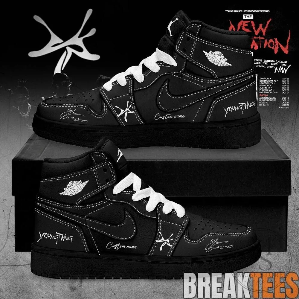 Young Thug And YSL The New Generation Tour Custom Air Jordan Shoes