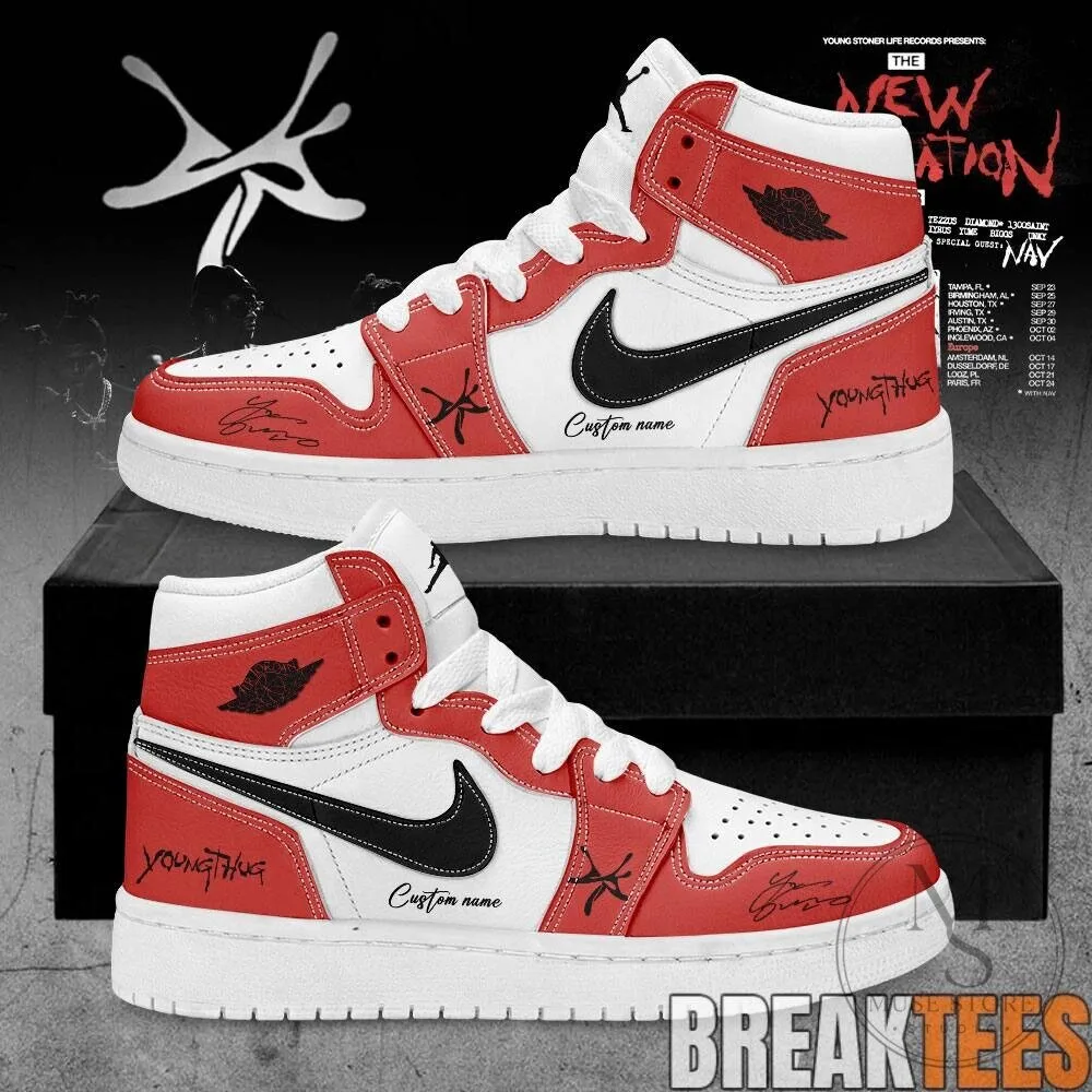 Young Thug And YSL The New Generation Tour Custom Air Jordan Shoes 10 Young Thug And YSL The New Generation Tour Custom Air Jordan Shoes