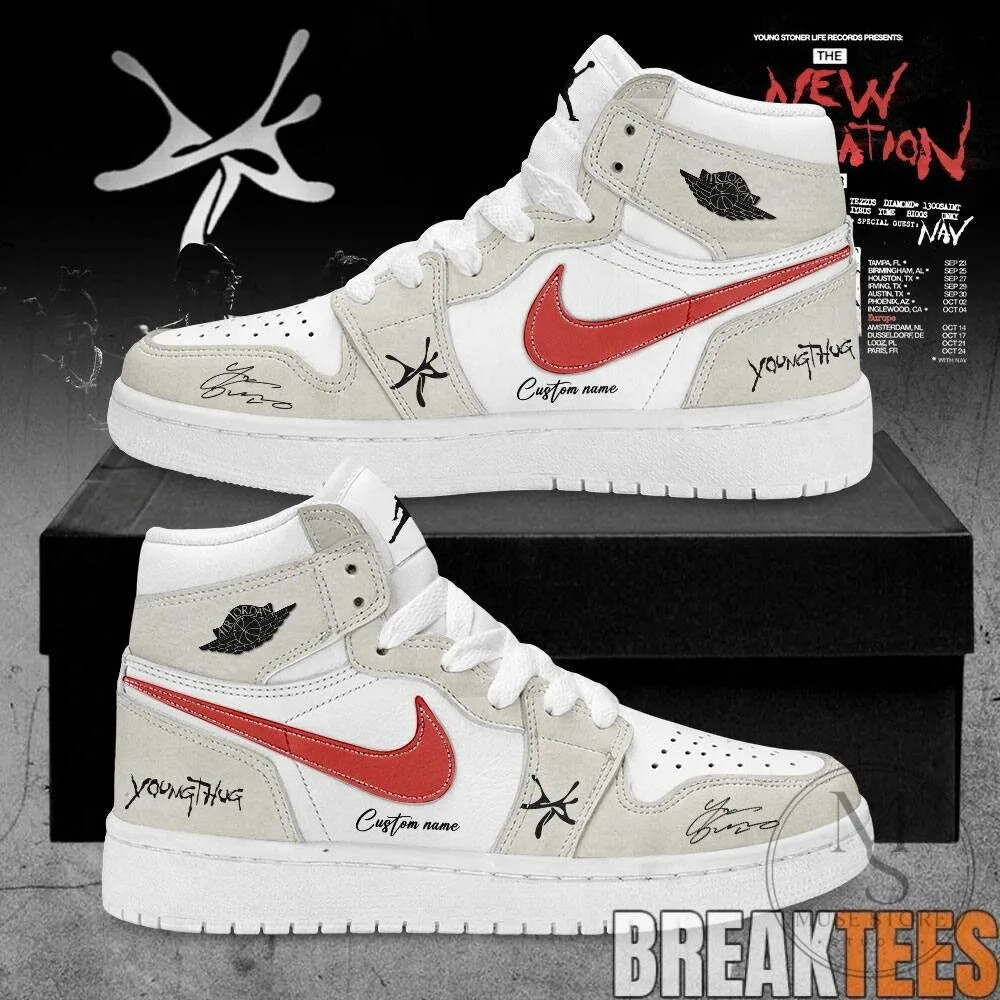 Young Thug And YSL The New Generation Tour Custom Air Jordan Shoes 12 Young Thug And YSL The New Generation Tour Custom Air Jordan Shoes