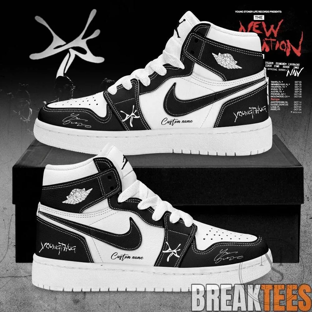 Young Thug And YSL The New Generation Tour Custom Air Jordan Shoes 13 Young Thug And YSL The New Generation Tour Custom Air Jordan Shoes