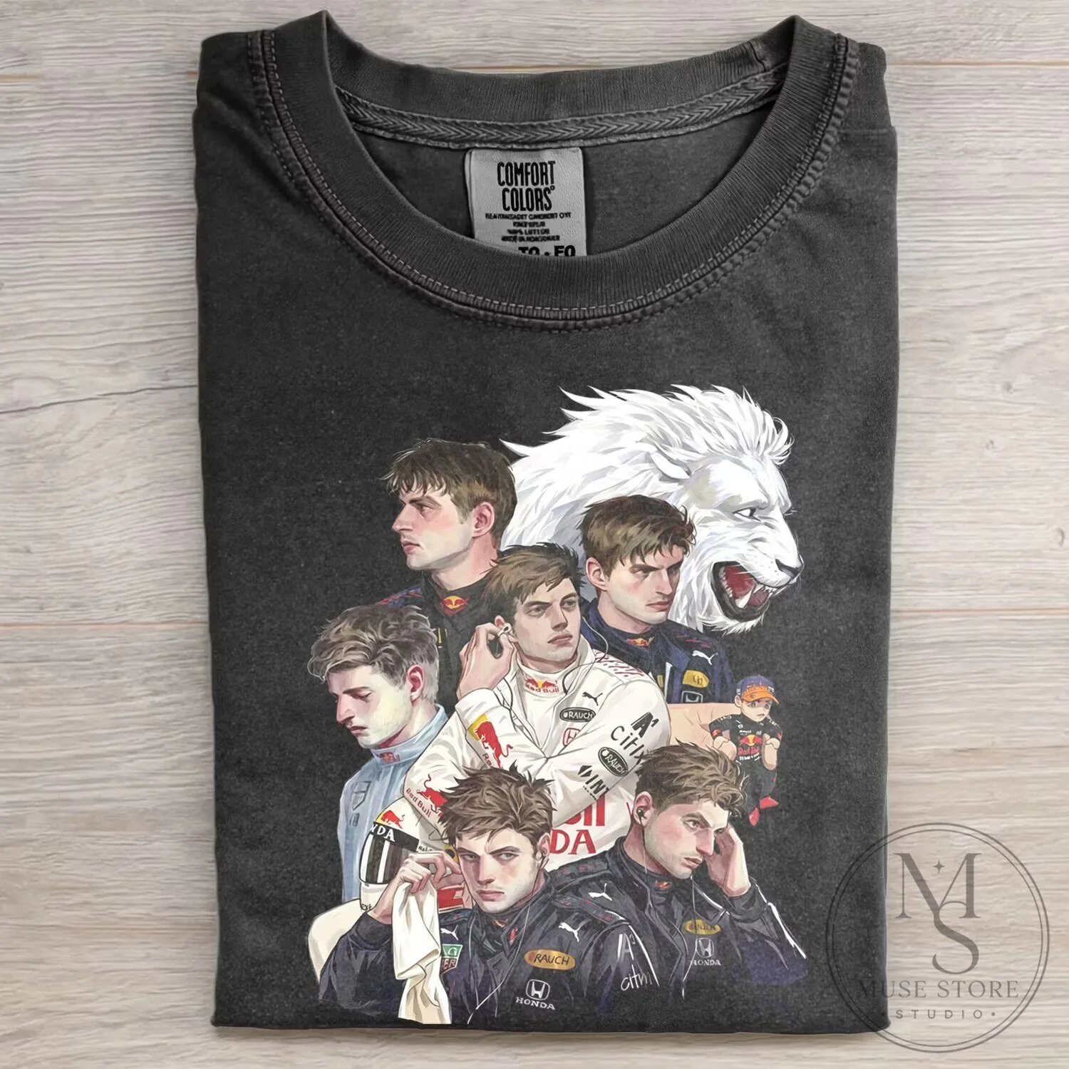 Max Verstappen Formula 1 Racing Driver Fan Art T-Shirt