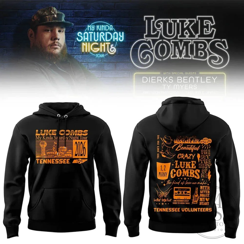 Neyland Stadium Hoodie for 2026 Luke Combs My Kinda Saturday Night Tour