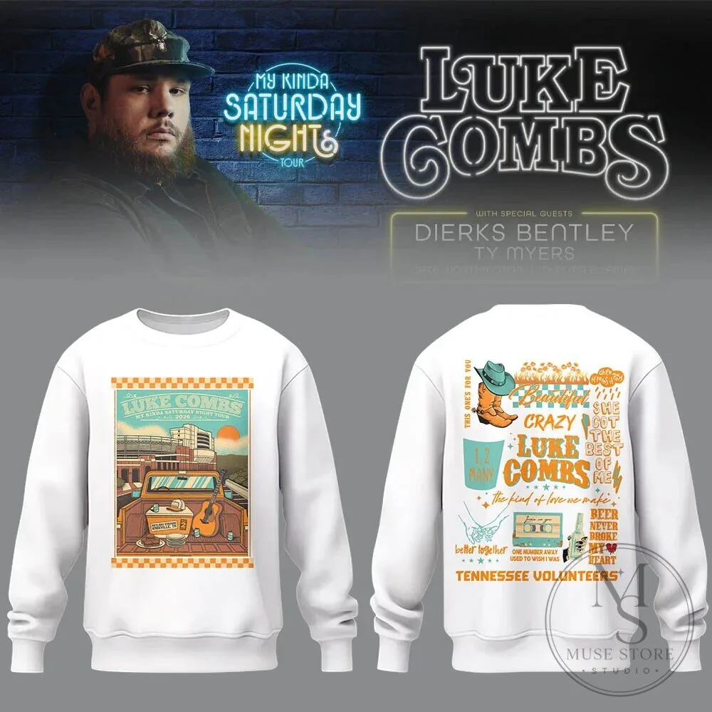 Luke Combs My Kinda Saturday Night Tour Sweatshirt from Neyland Stadium