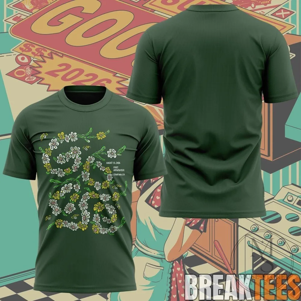 Goose Band August 15 2026 Frost Amphitheater Stanford California T-Shirt 2 Goose Band August 15 2026 Frost Amphitheater Stanford California T-Shirt