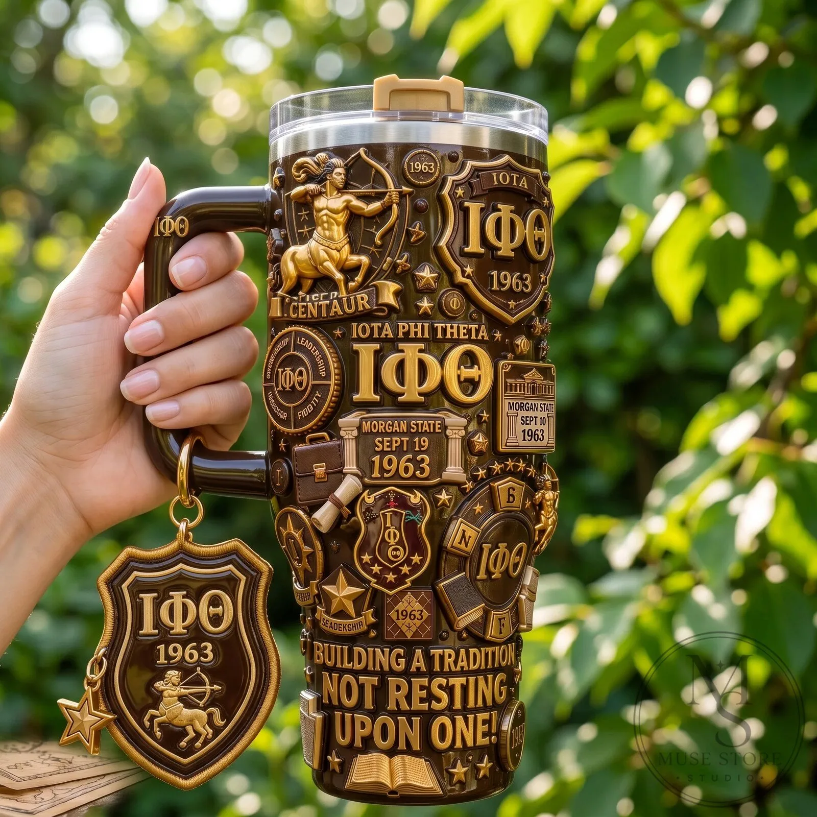 Iota Phi Theta Fraternity Morgan State University Tumbler with Handle 9 Iota Phi Theta Fraternity Morgan State University Tumbler with Handle
