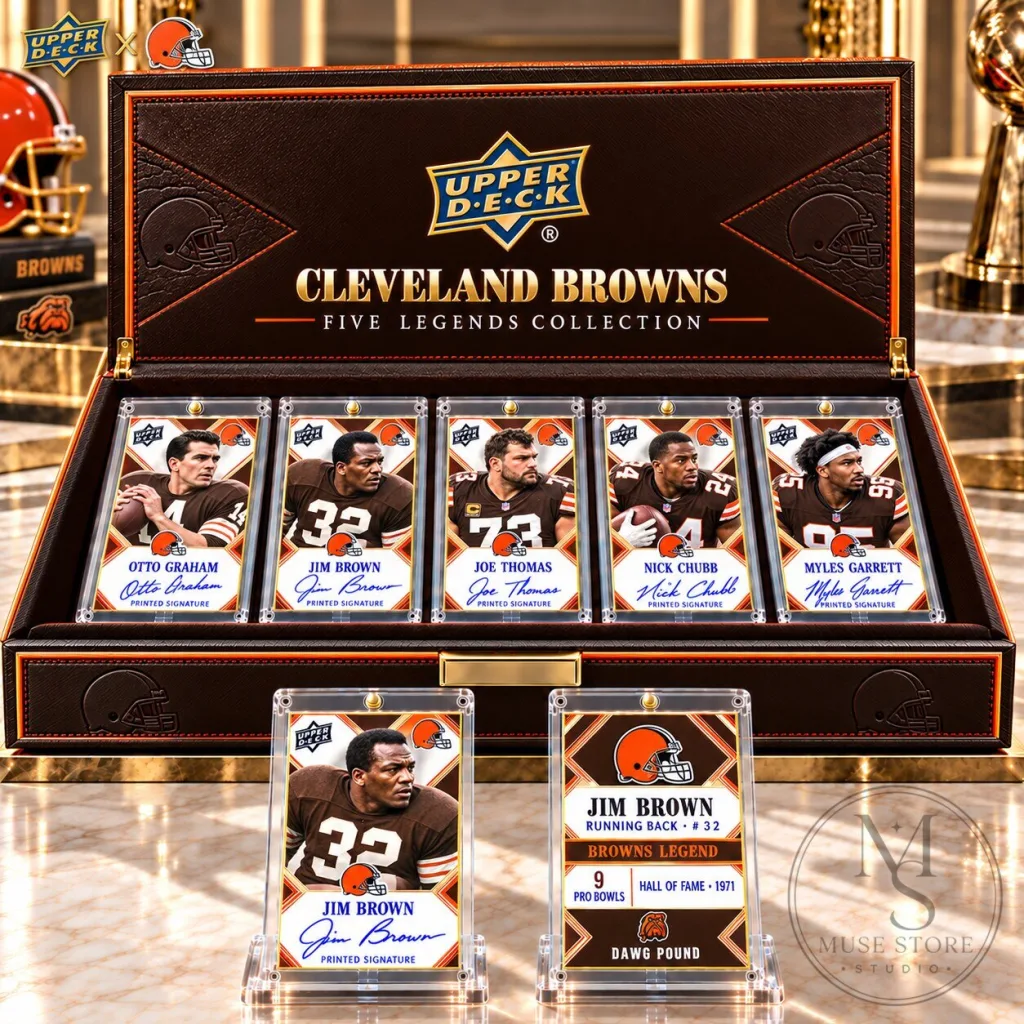 Cleveland Browns Football Legends Trading Card Collector Box Set Cleveland Browns Football Legends Trading Card Collector Box Set