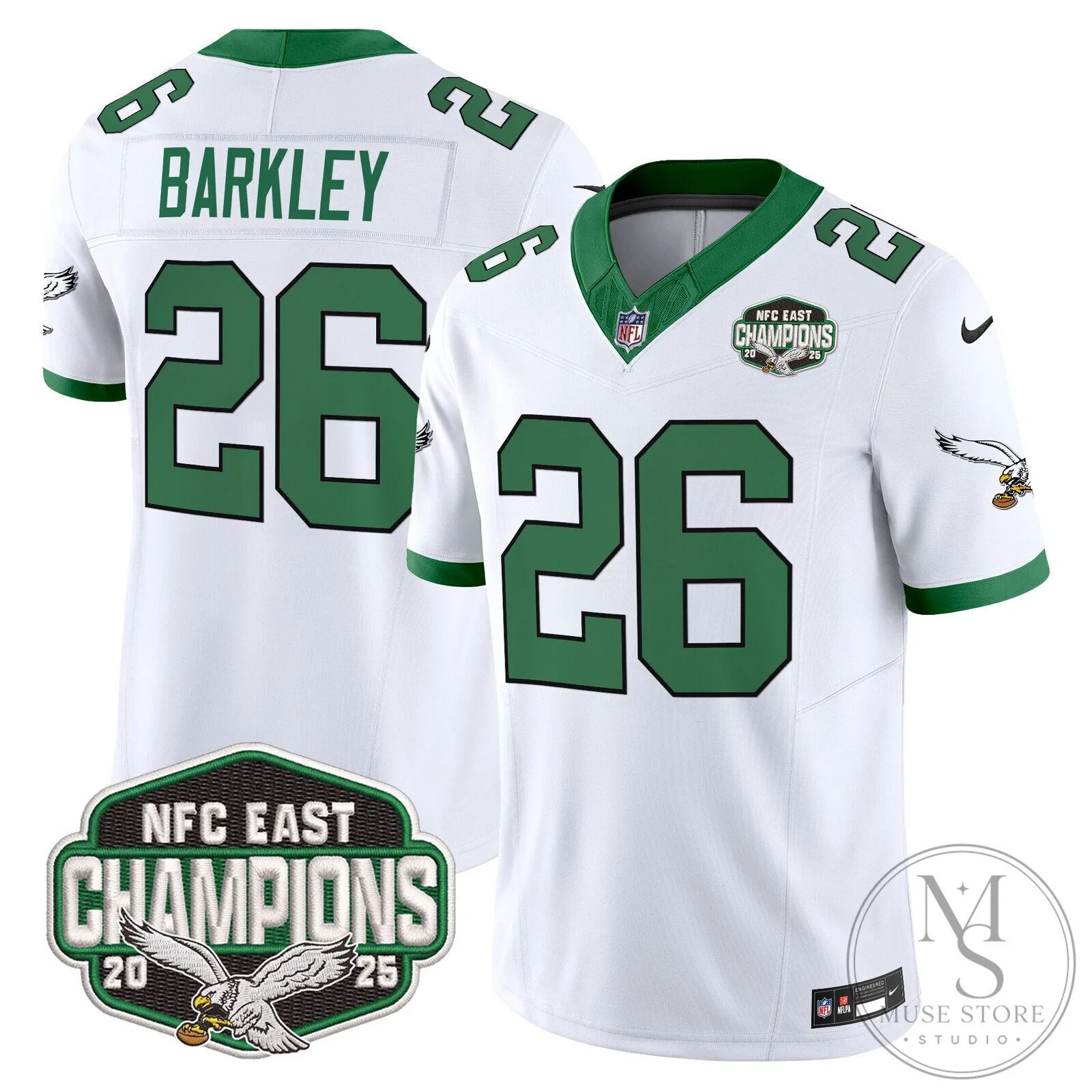Saquon Barkley Philadelphia Eagles Jersey - NFC East Champions Edition