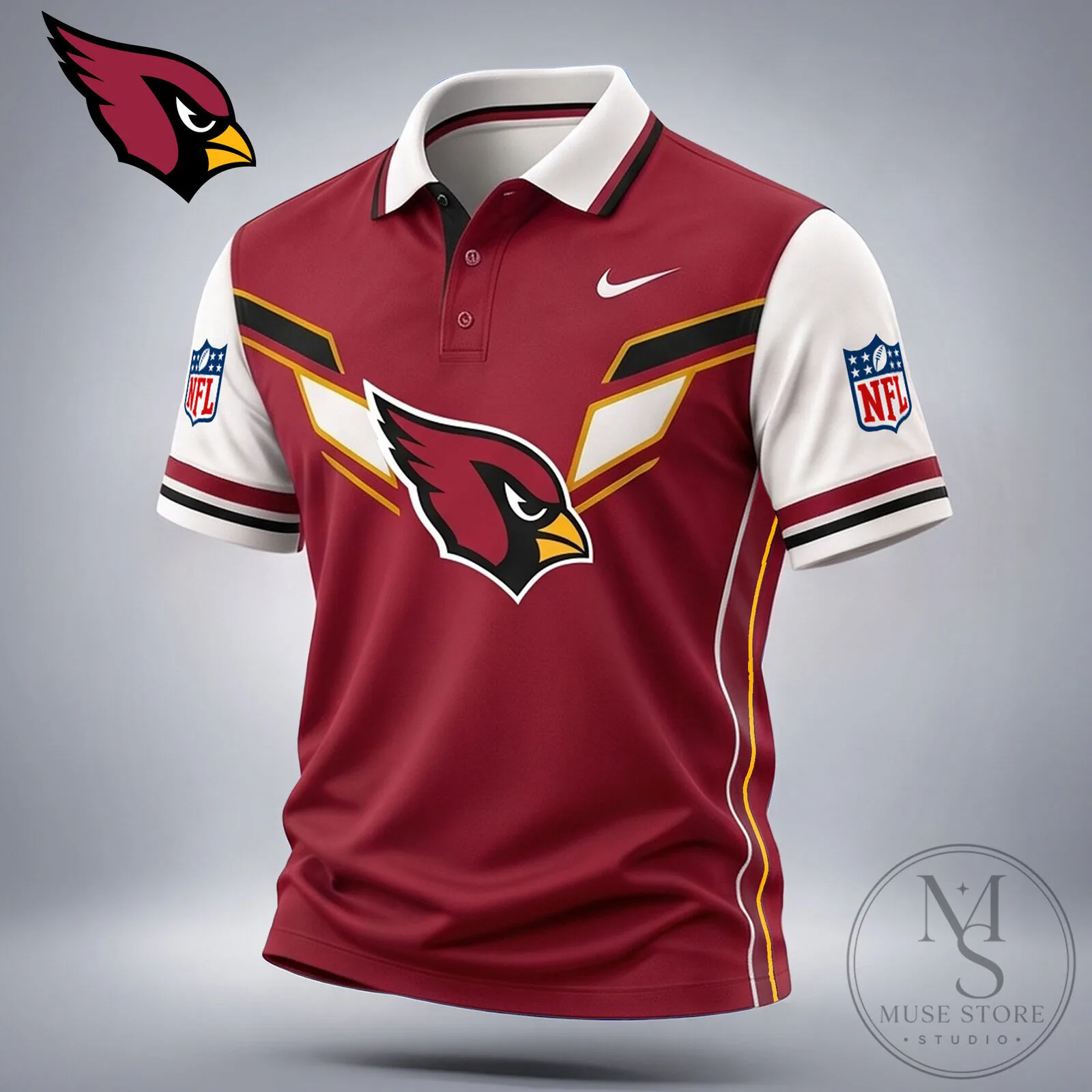 Arizona Cardinals National Football League Fan Polo Shirt