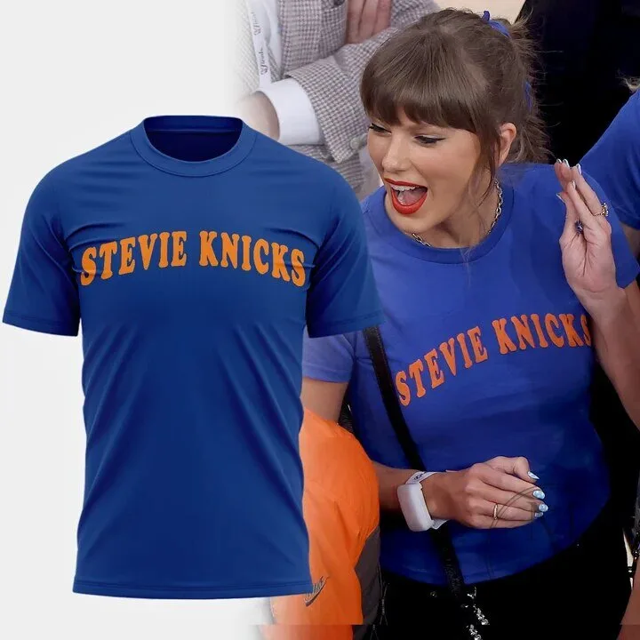 Blue T-Shirt Featuring Taylor Swift and Stevie Nicks
