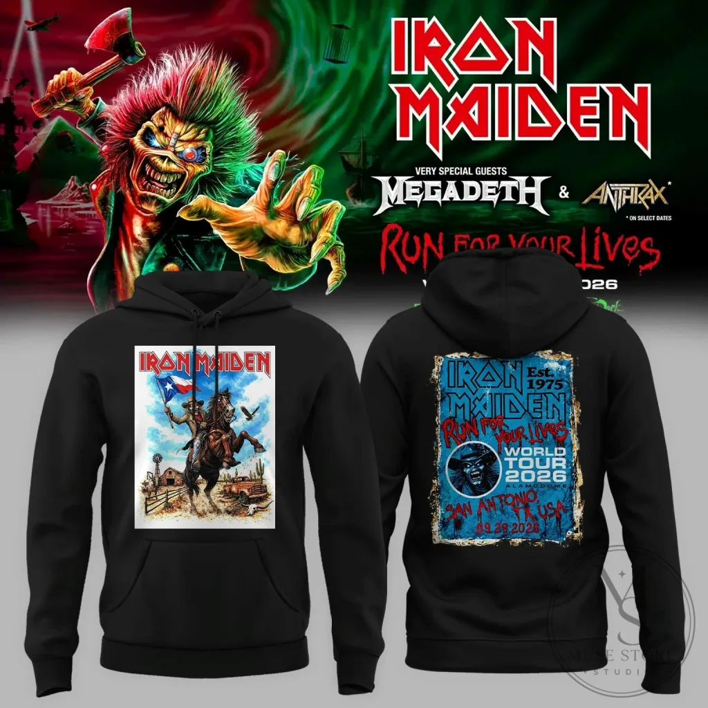 2026-san-antonio-texas-concert-hoodie-for-iron-maiden-s-run-for-your-lives-world-tour-featured 2026 San Antonio Texas Concert Hoodie for Iron Maiden's Run For Your Lives World Tour