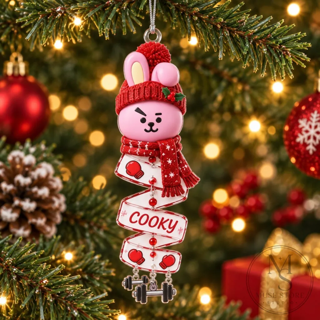BT21 Cooky Christmas Tree Holiday Ornament BT21 Cooky Christmas Tree Holiday Ornament