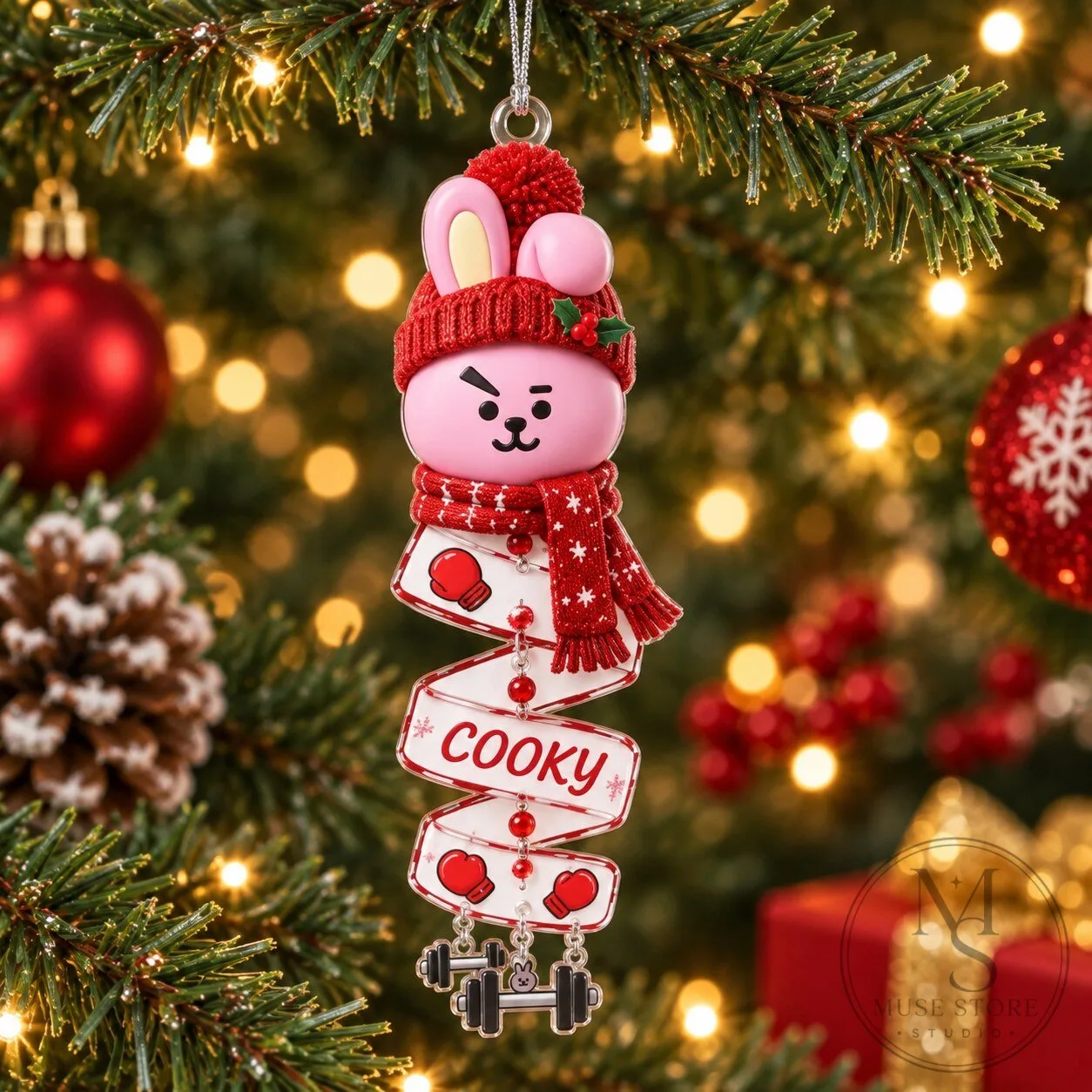 BT21 Cooky Christmas Tree Holiday Ornament