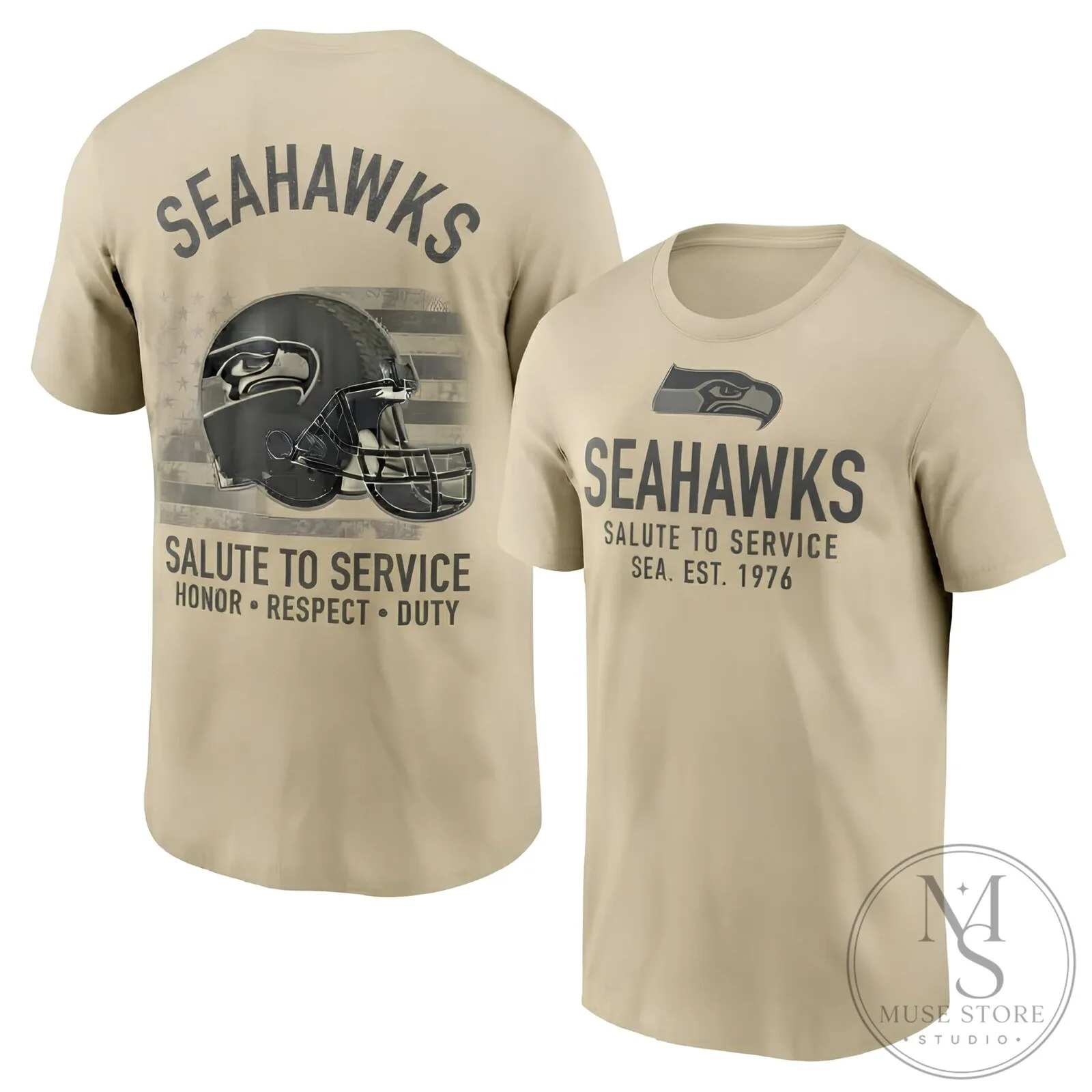 Military Appreciation T-Shirt for Seattle Seahawks Salute to Service 16 Military Appreciation T-Shirt for Seattle Seahawks Salute to Service