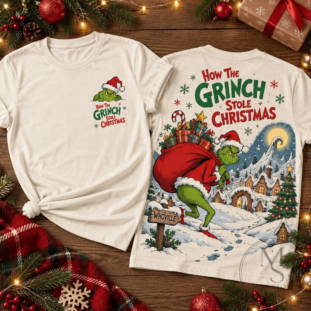 How The Grinch Stole Christmas Whoville Holiday T-Shirt