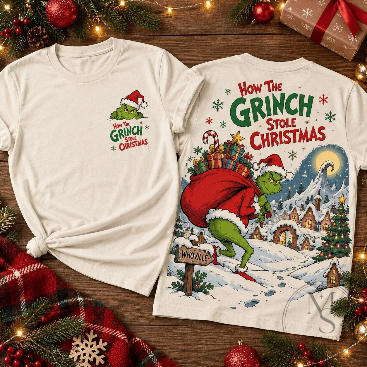How The Grinch Stole Christmas Whoville Holiday T-Shirt