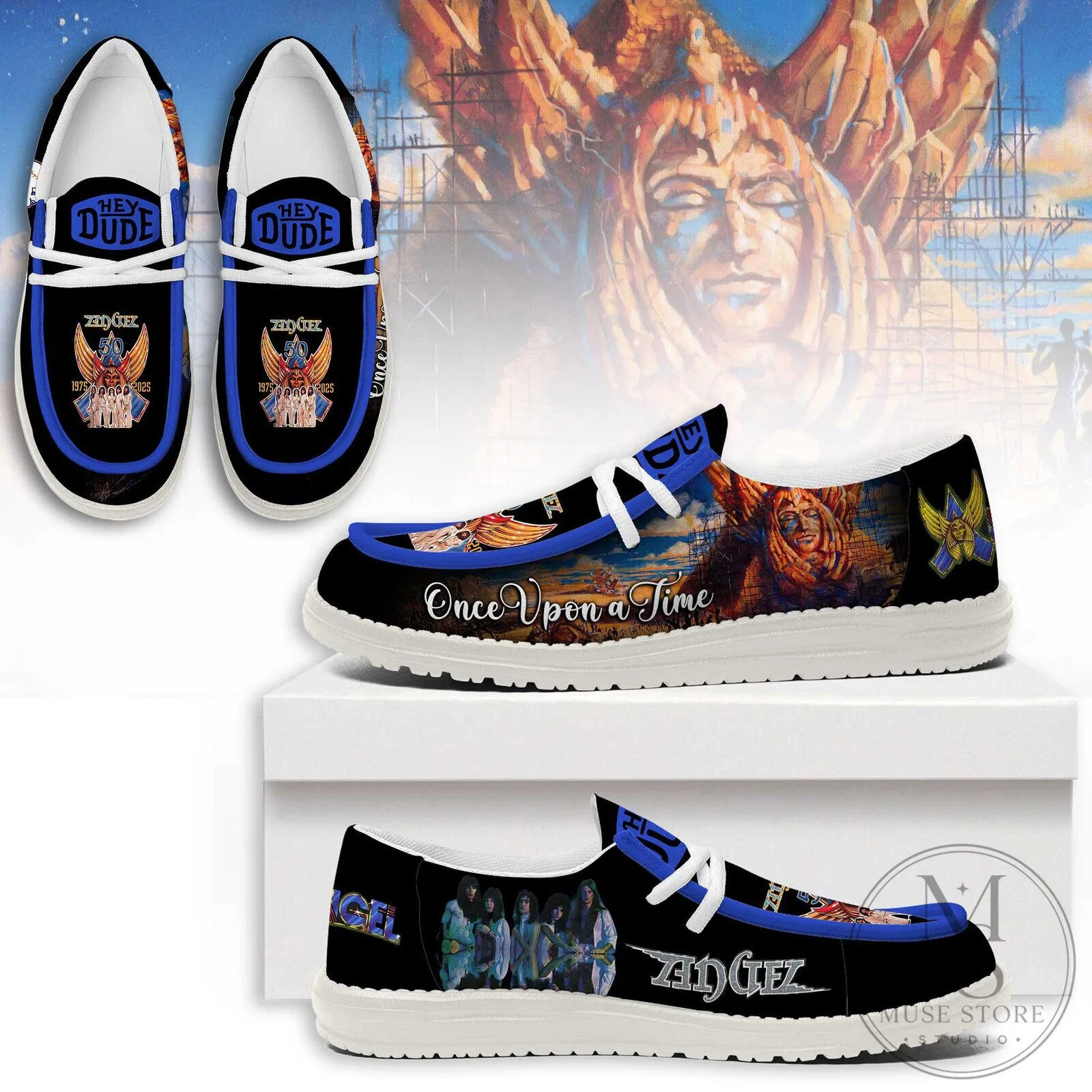 Zidgez Once Upon a Time Album Cover Art Loafer Shoes