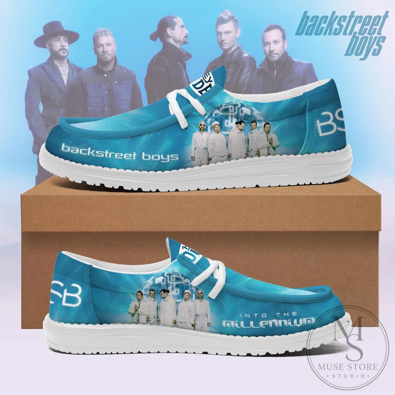 Backstreet Boys Into The Millennium Music Band Loafer Shoes
