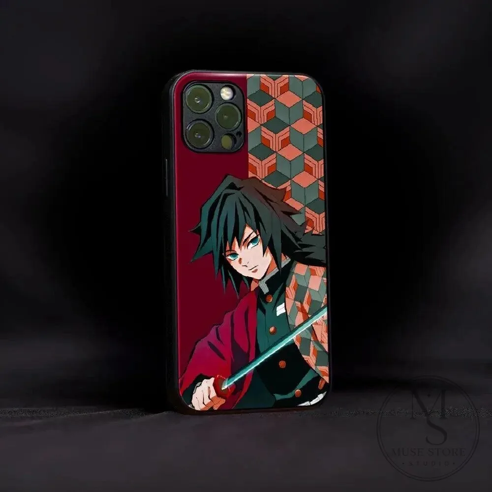 Demon Slayer Anime Phone Case featuring Giyu Tomioka