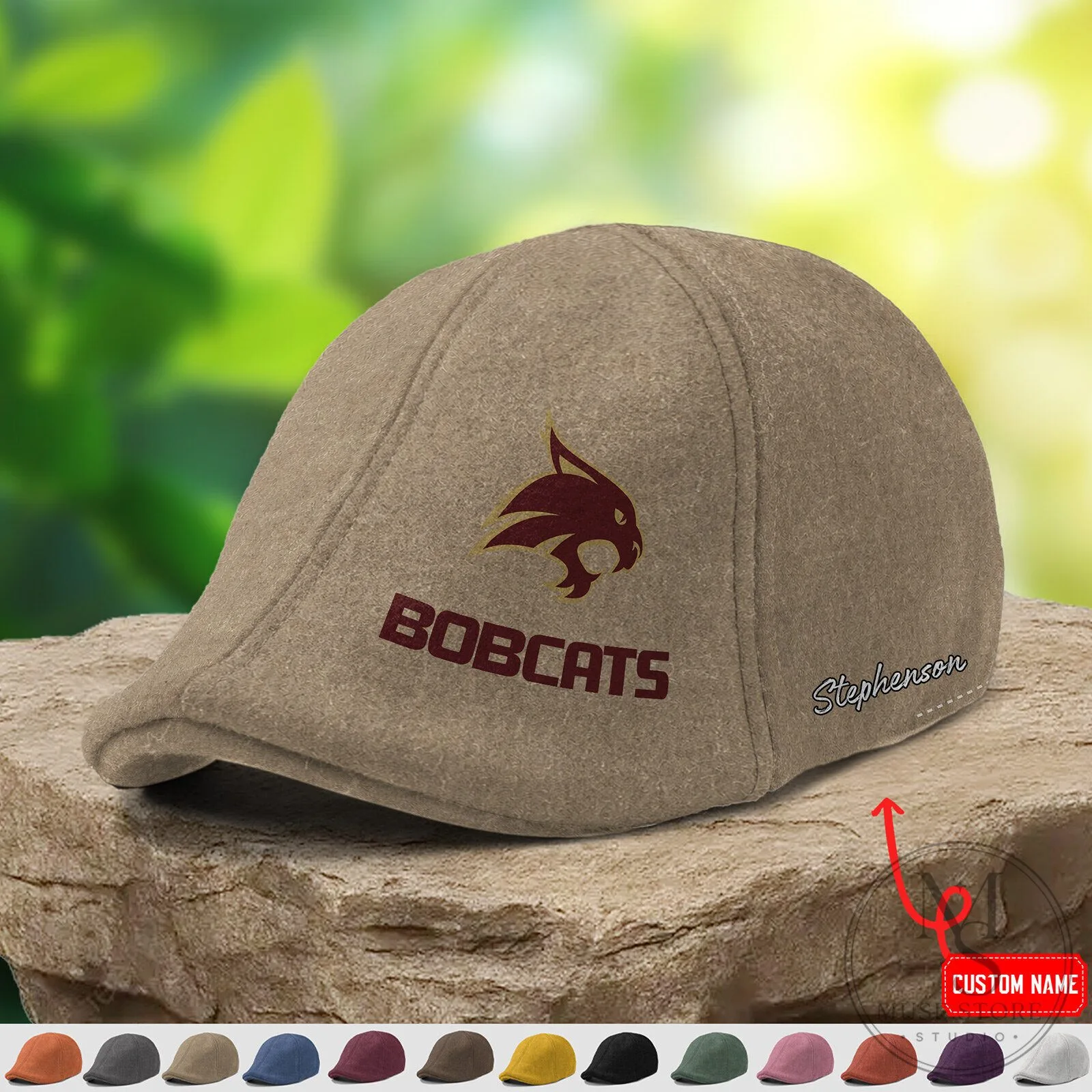 Texas State Bobcats Custom Name Ivy Cap Hat