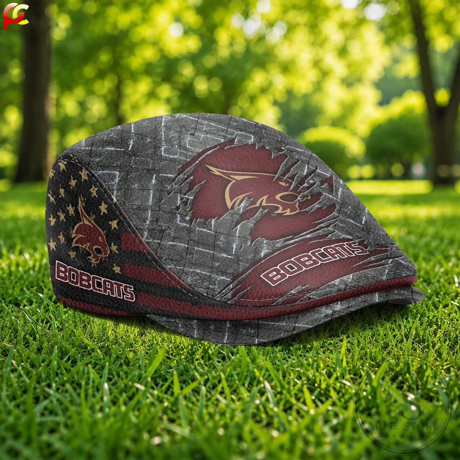 Texas State Bobcats NCAA Flat Cap