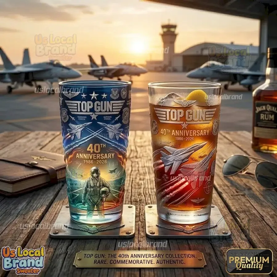 Top Gun 40th Anniversary Collectible Pint Glass
