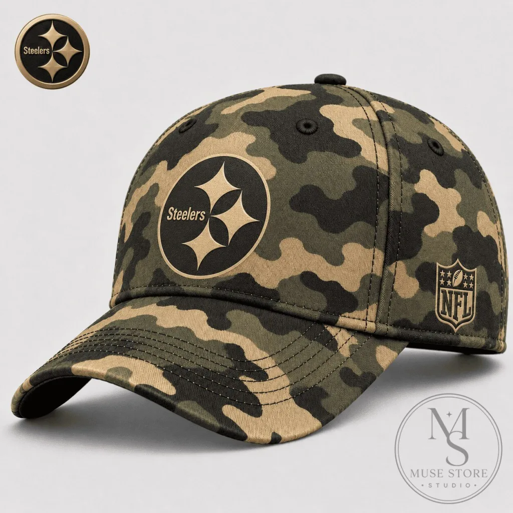 Pittsburgh Steelers National Football League Camouflage Baseball Cap Pittsburgh Steelers National Football League Camouflage Baseball Cap