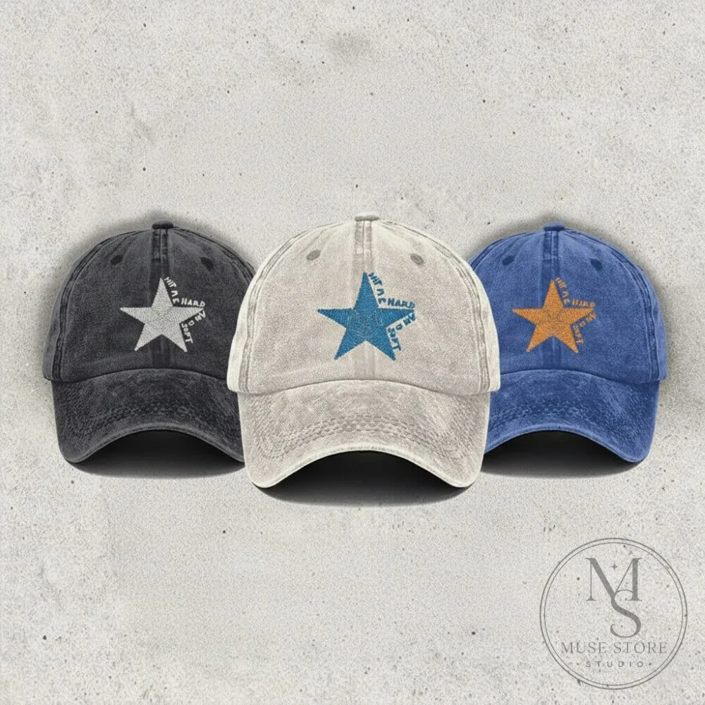Hit Me Hard and Soft Embroidered Vintage Baseball Cap Hat 3 Hit Me Hard and Soft Embroidered Vintage Baseball Cap Hat