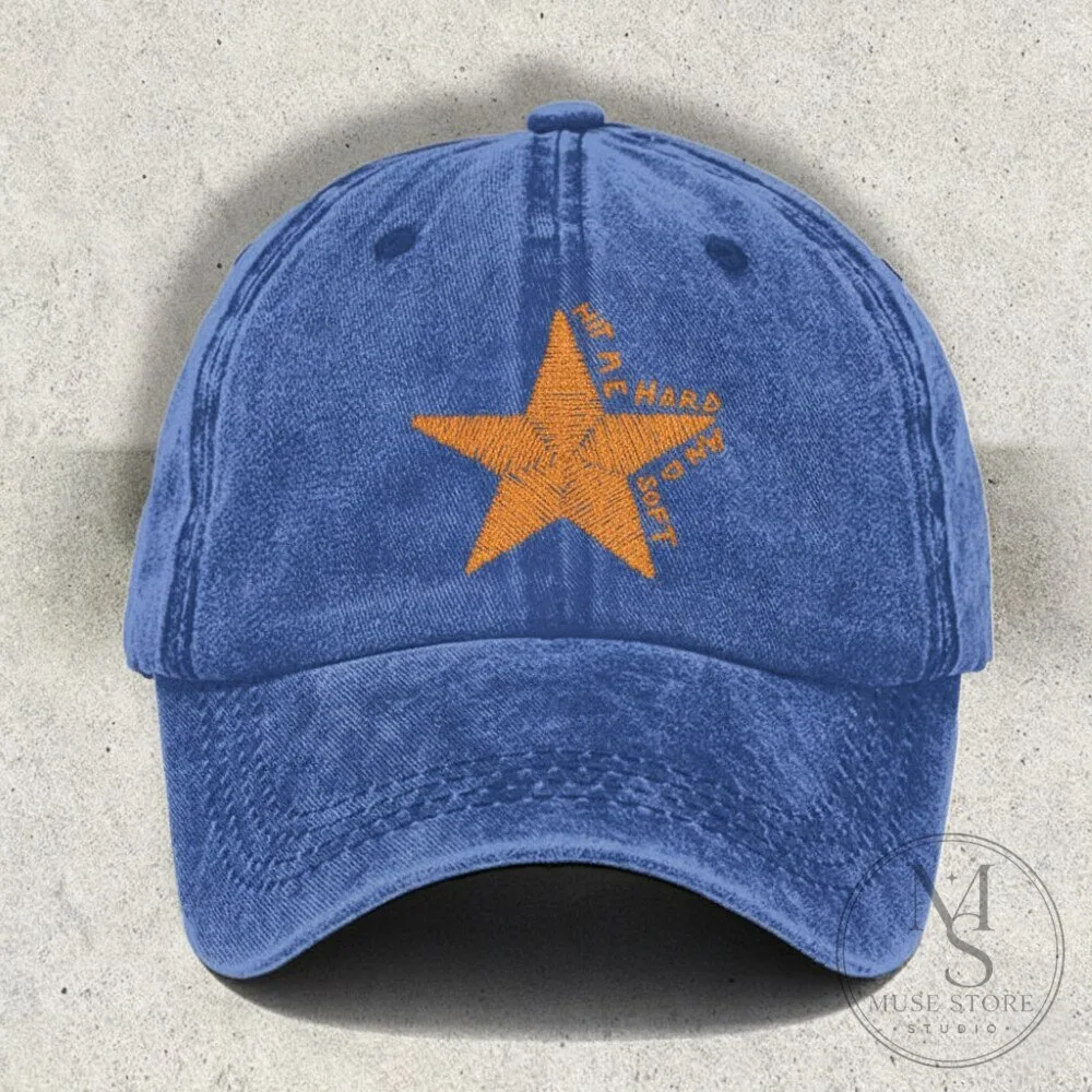 Hit Me Hard and Soft Embroidered Vintage Baseball Cap Hat 11 Hit Me Hard and Soft Embroidered Vintage Baseball Cap Hat