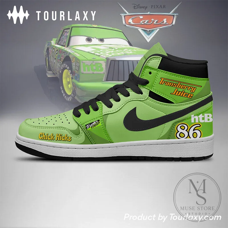 Chick Hicks Transberry Juice Disney Pixar Cars High-Top Sneakers 8 Chick Hicks Transberry Juice Disney Pixar Cars High-Top Sneakers