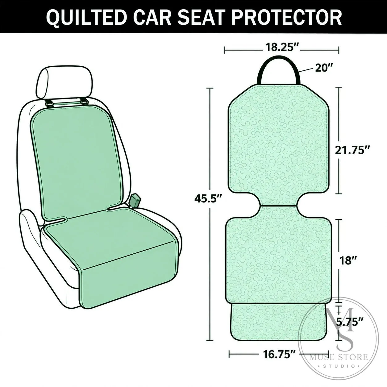 Christmas Snowman Sweater Design Quilted Car Seat Cover Protector 6 Christmas Snowman Sweater Design Quilted Car Seat Cover Protector