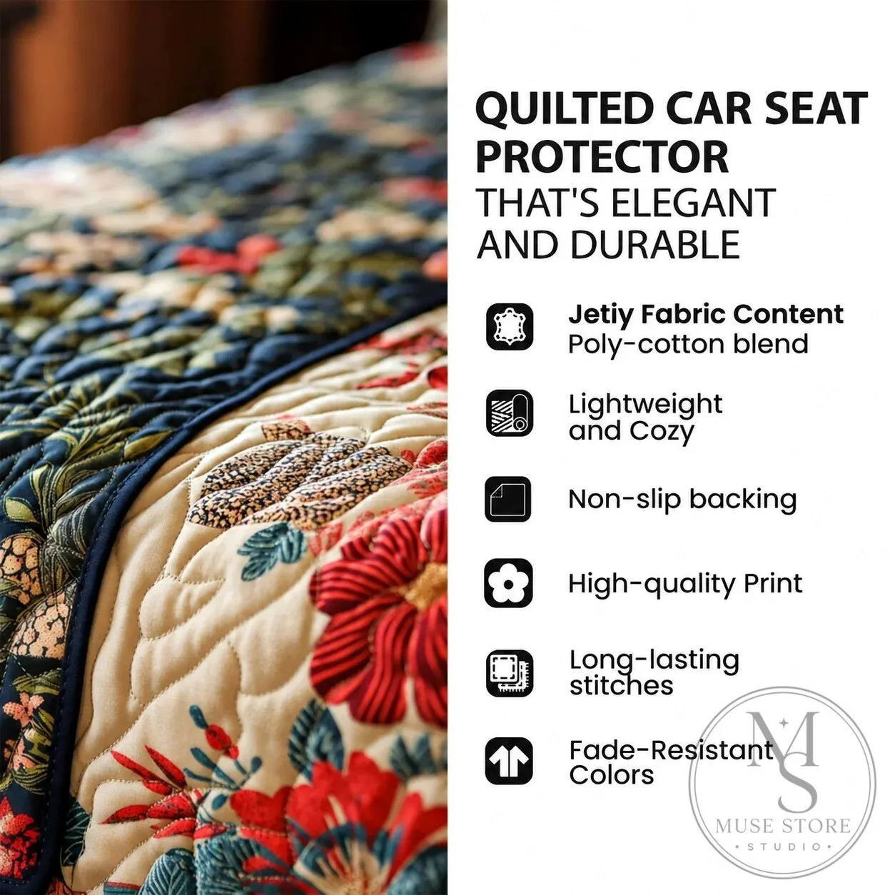 Christmas Snowman Sweater Design Quilted Car Seat Cover Protector 7 Christmas Snowman Sweater Design Quilted Car Seat Cover Protector