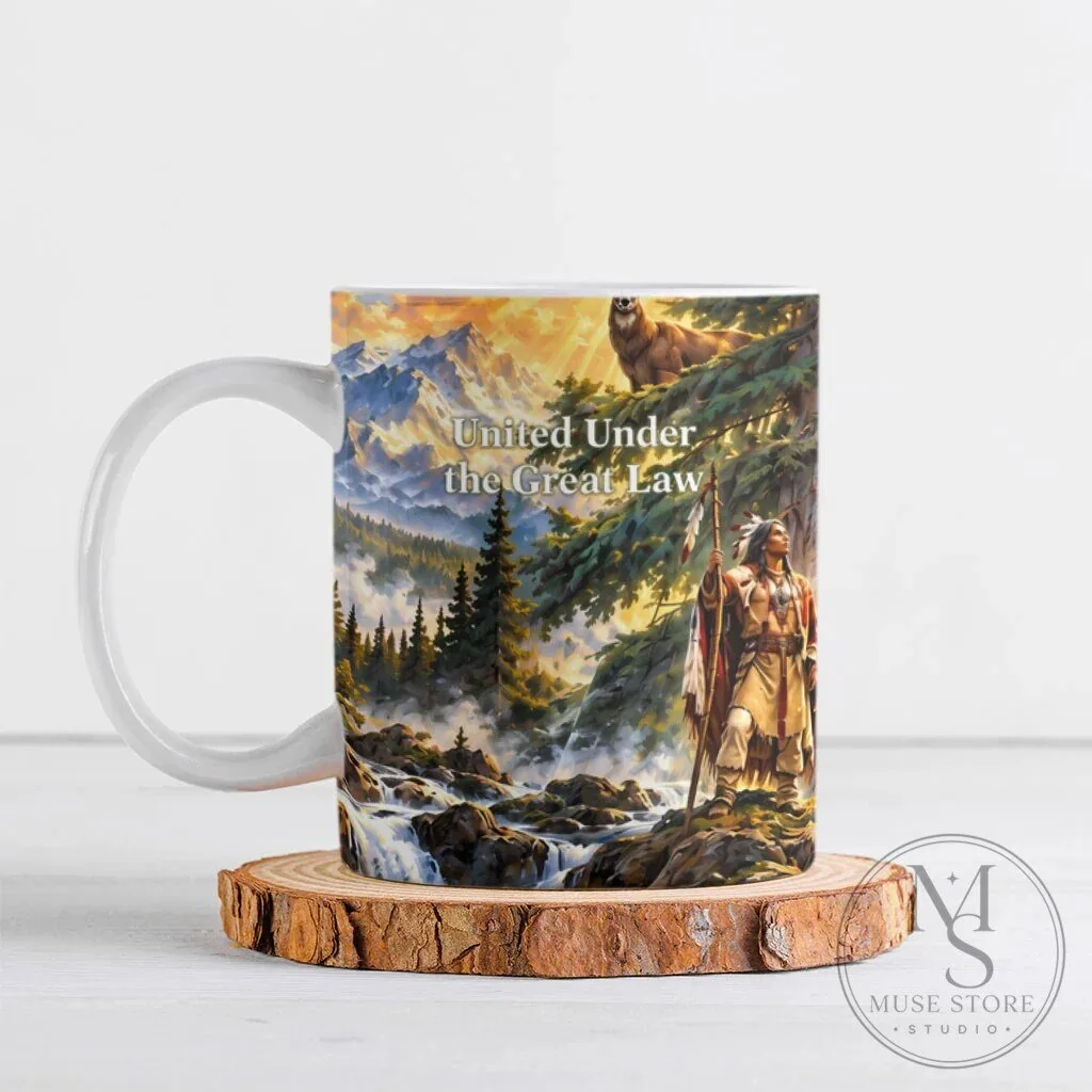 Iroquois We Do Not Inherit The Earth Native American Nature Art Ceramic Mug 5 Iroquois We Do Not Inherit The Earth Native American Nature Art Ceramic Mug