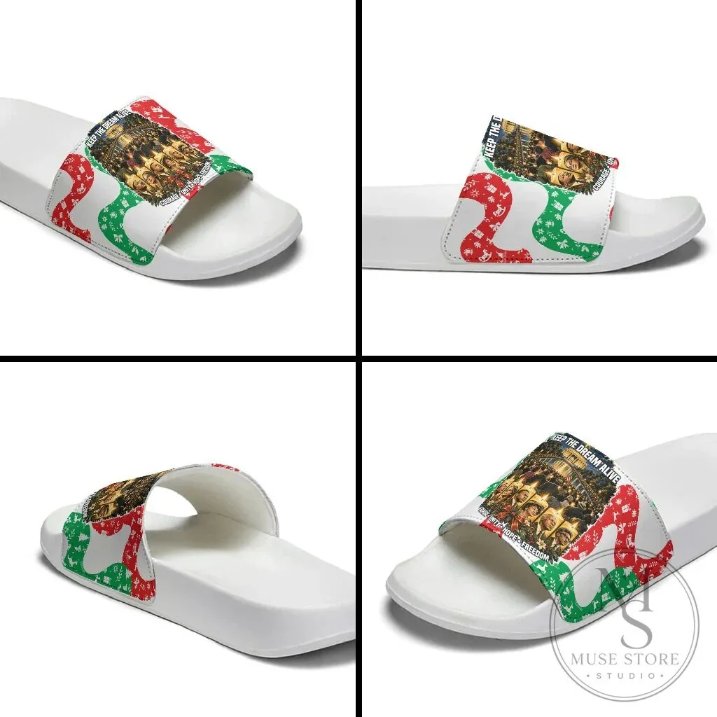 Civil Rights Leaders Christmas Holiday Keep The Dream Alive Slide Sandals 15 Civil Rights Leaders Christmas Holiday Keep The Dream Alive Slide Sandals