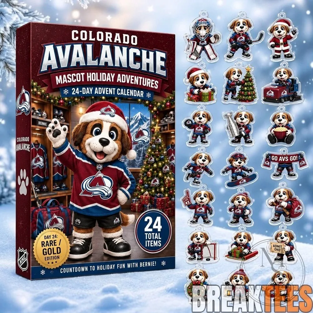 Colorado Avalanche Bernie Mascot Holiday Adventures 24-Day Advent Calendar